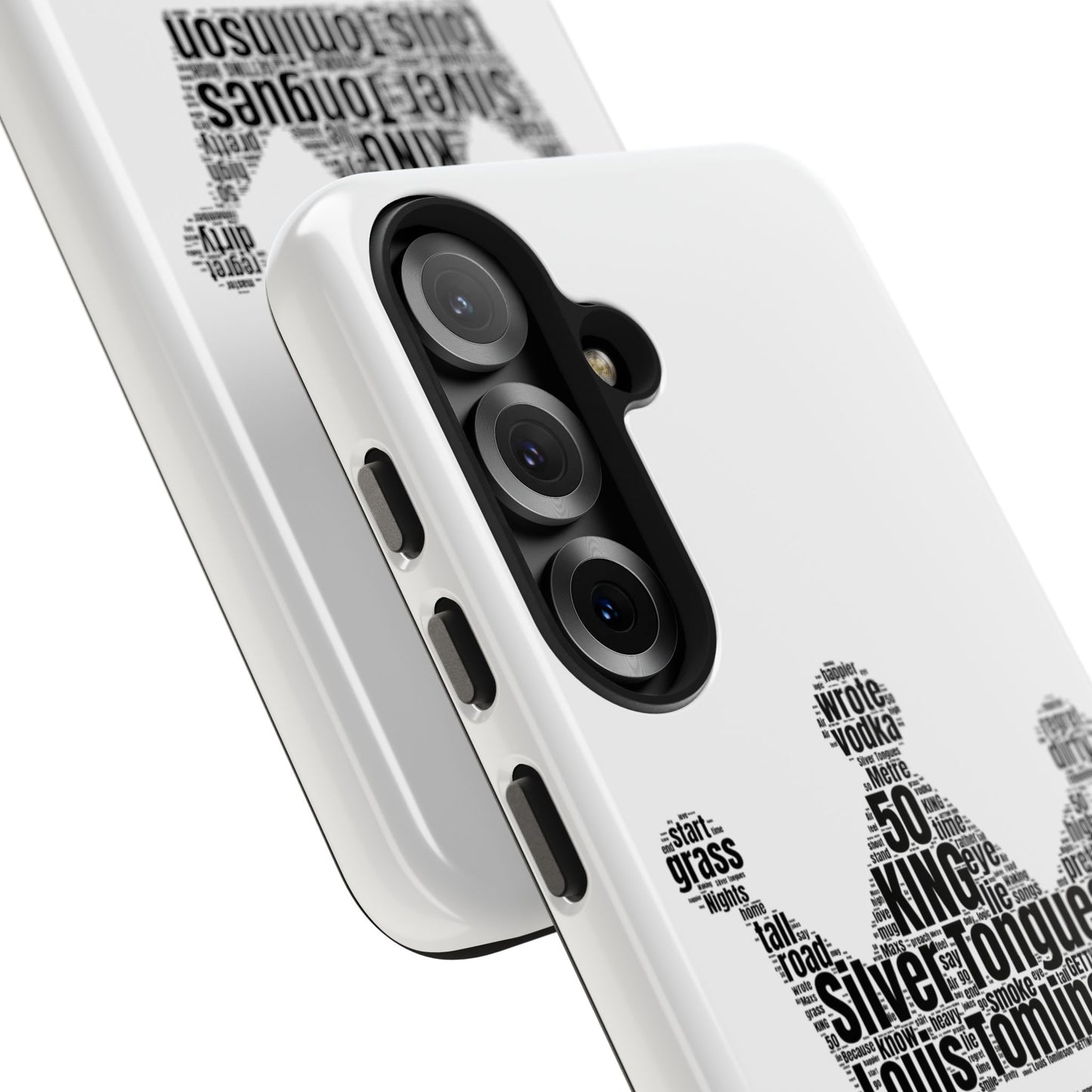 Silver Tongues Lyrics Crown Tough Phone Case, Faith In the Future