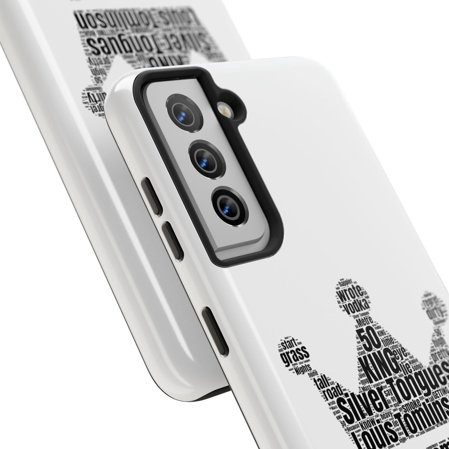 Silver Tongues Lyrics Crown Tough Phone Case, Faith In the Future