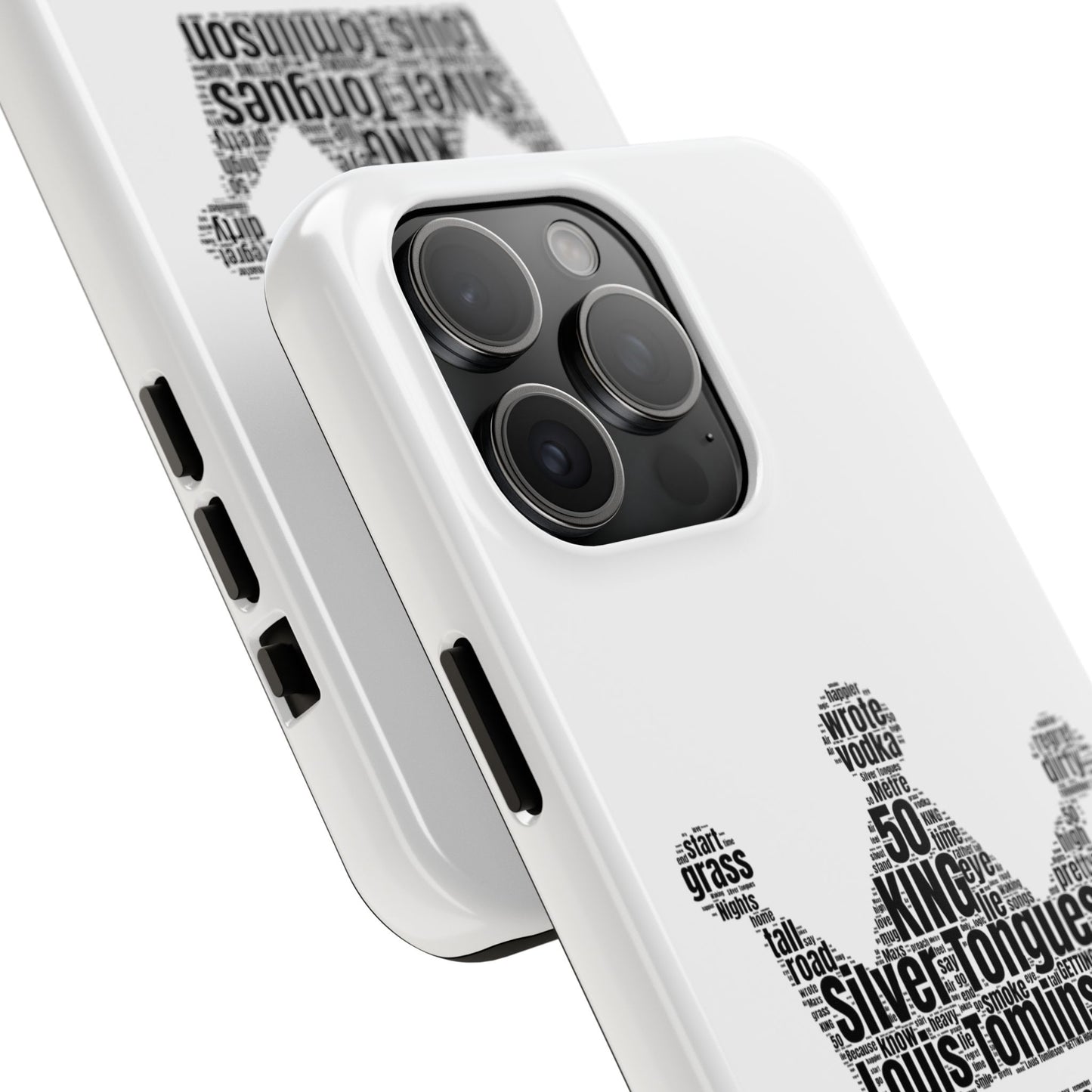 Silver Tongues Lyrics Crown Tough Phone Case, Faith In the Future