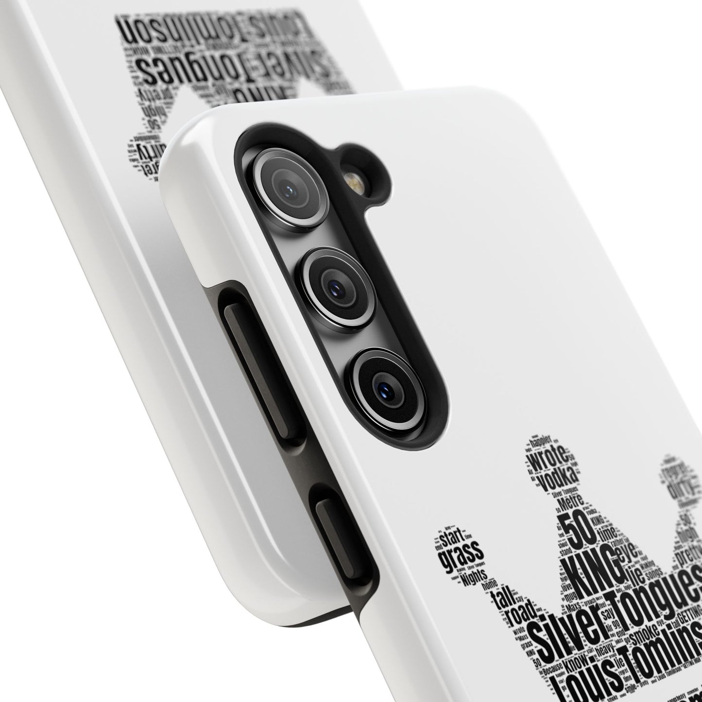 Silver Tongues Lyrics Crown Tough Phone Case, Faith In the Future