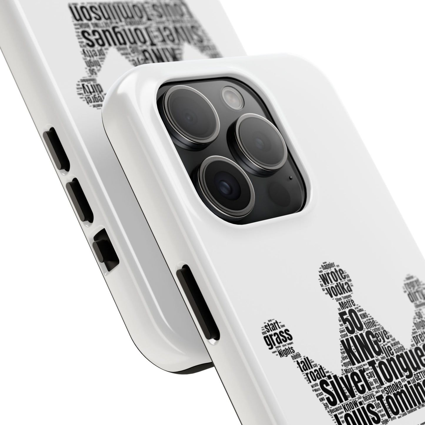 Silver Tongues Lyrics Crown Tough Phone Case, Faith In the Future